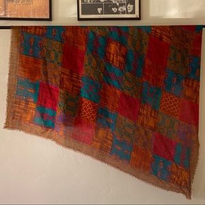 Large Autumn Scarf Morgan Taylor Made in Italy